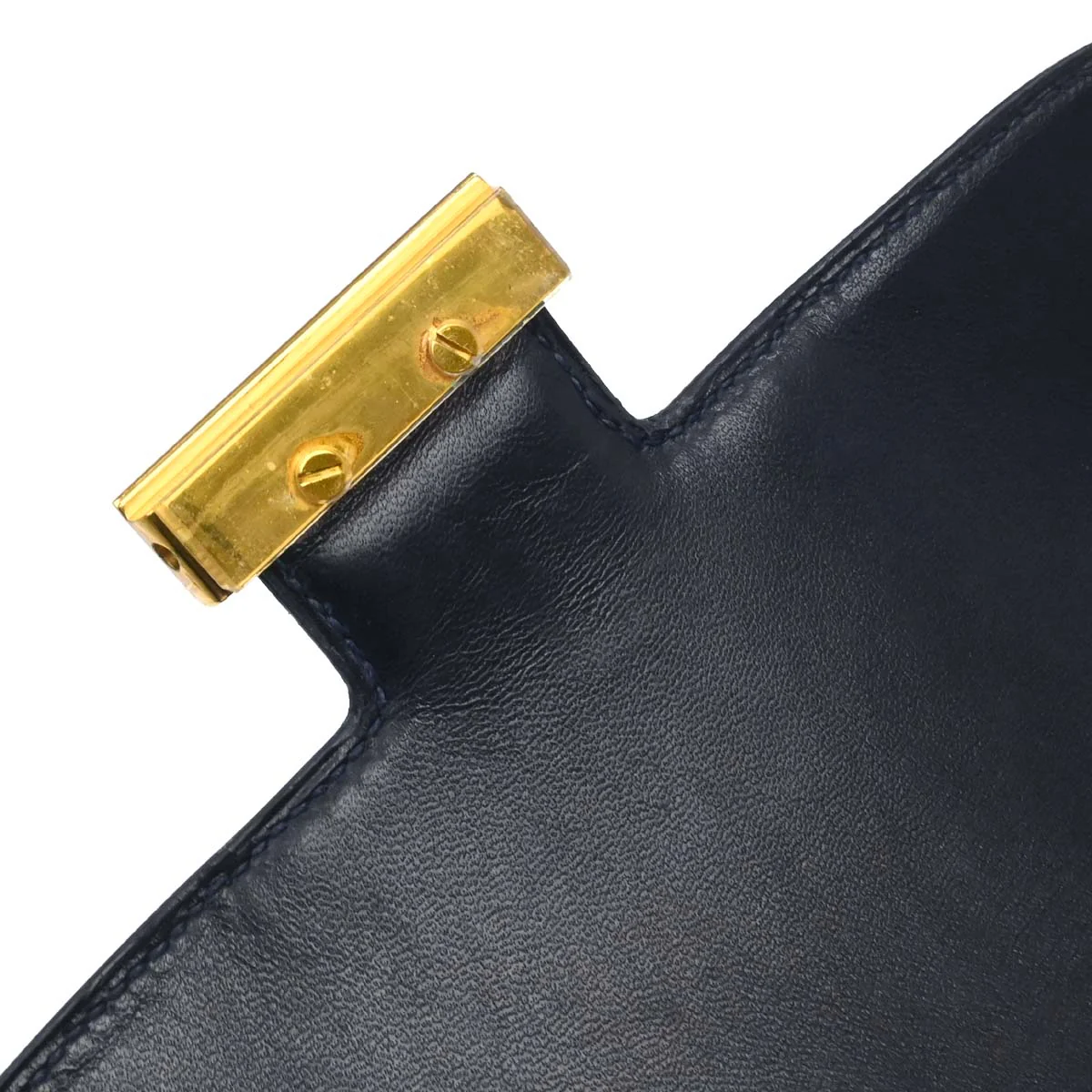 Hermes Navy Box Calf Constance 23 Shoulder Bag - Image 17