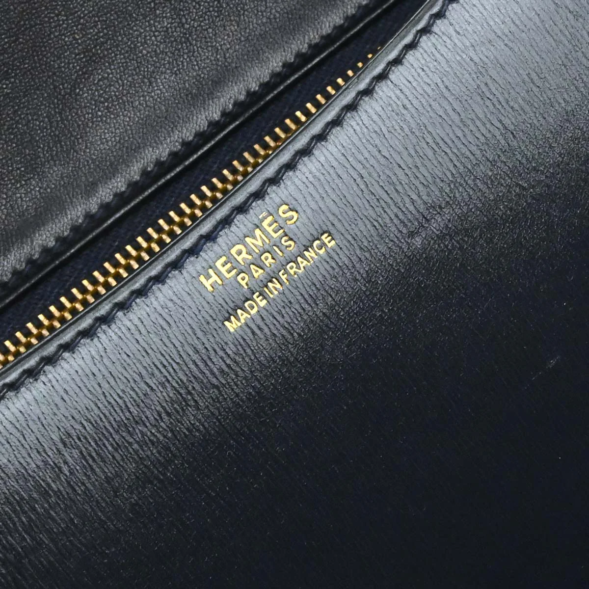 Hermes Navy Box Calf Constance 23 Shoulder Bag - Image 19