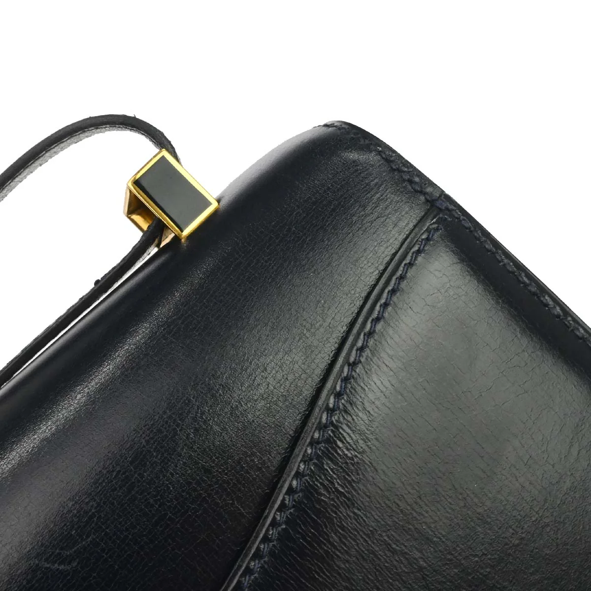 Hermes Navy Box Calf Constance 23 Shoulder Bag - Image 7