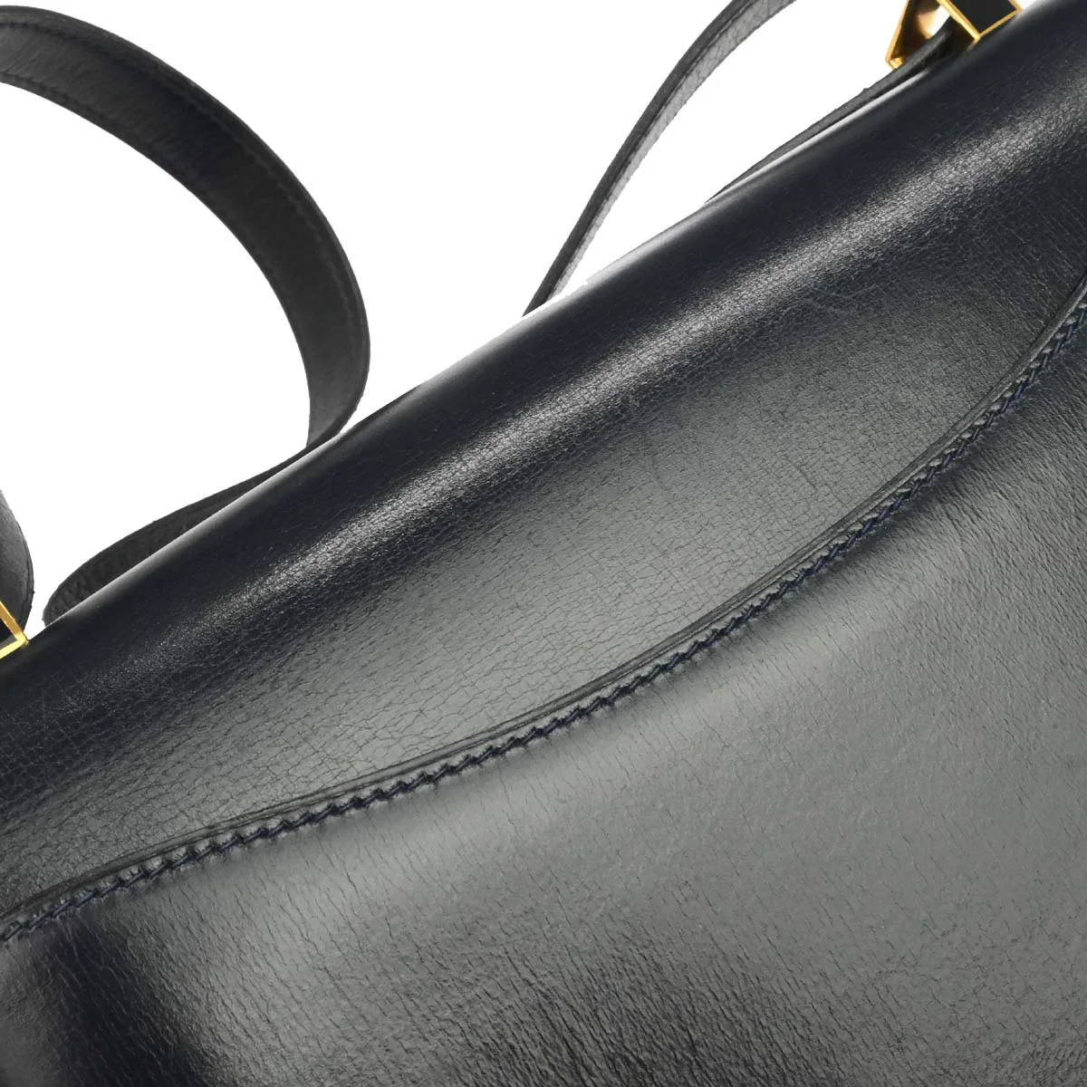 Hermes Navy Box Calf Constance 23 Shoulder Bag - Image 8