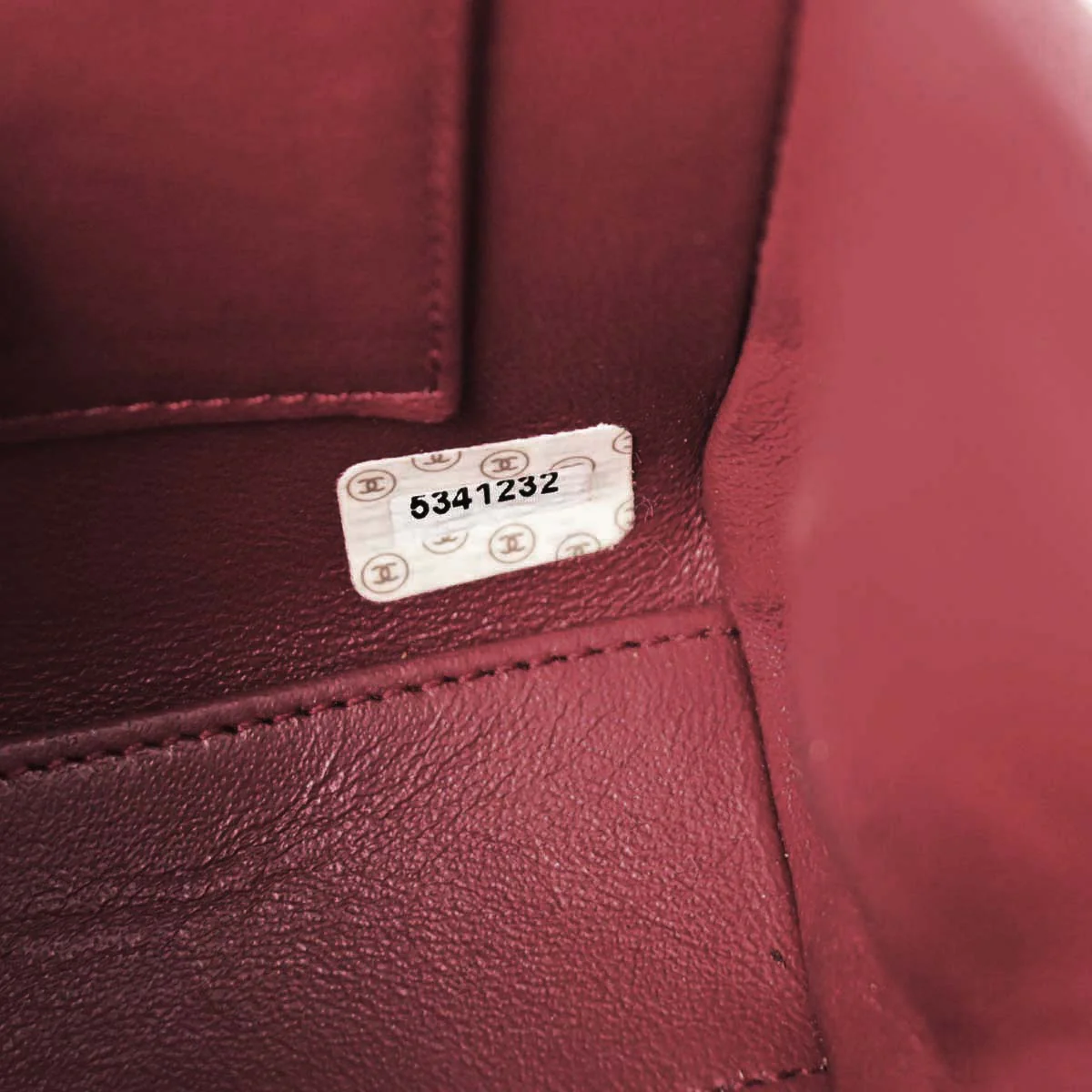 Chanel 1997-1999 Red Lambskin Handbag - Image 12