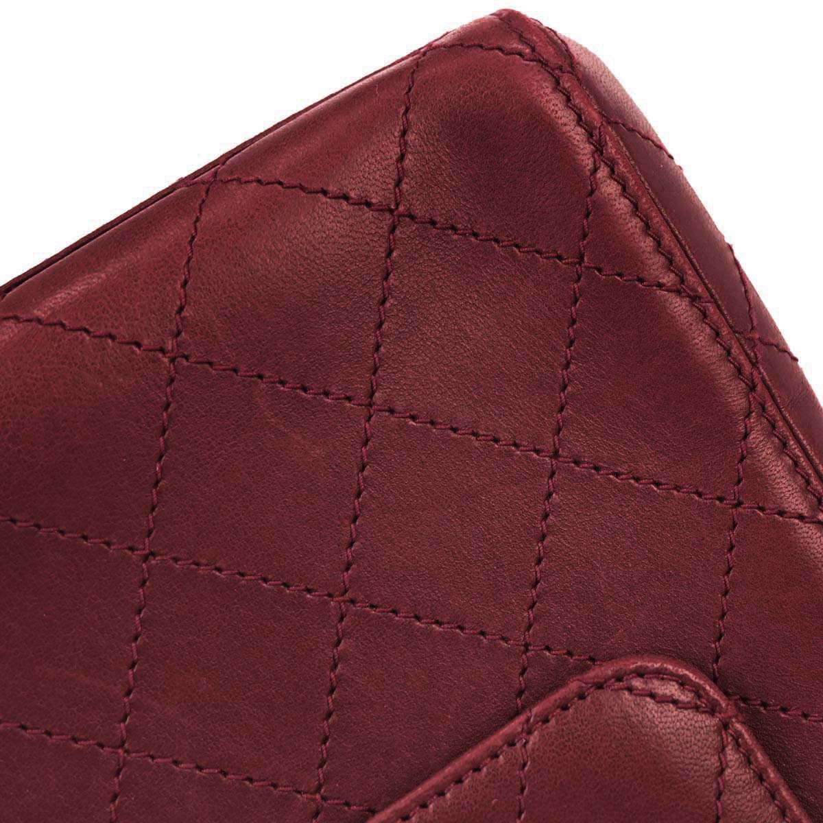 Chanel 1997-1999 Red Lambskin Handbag - Image 7