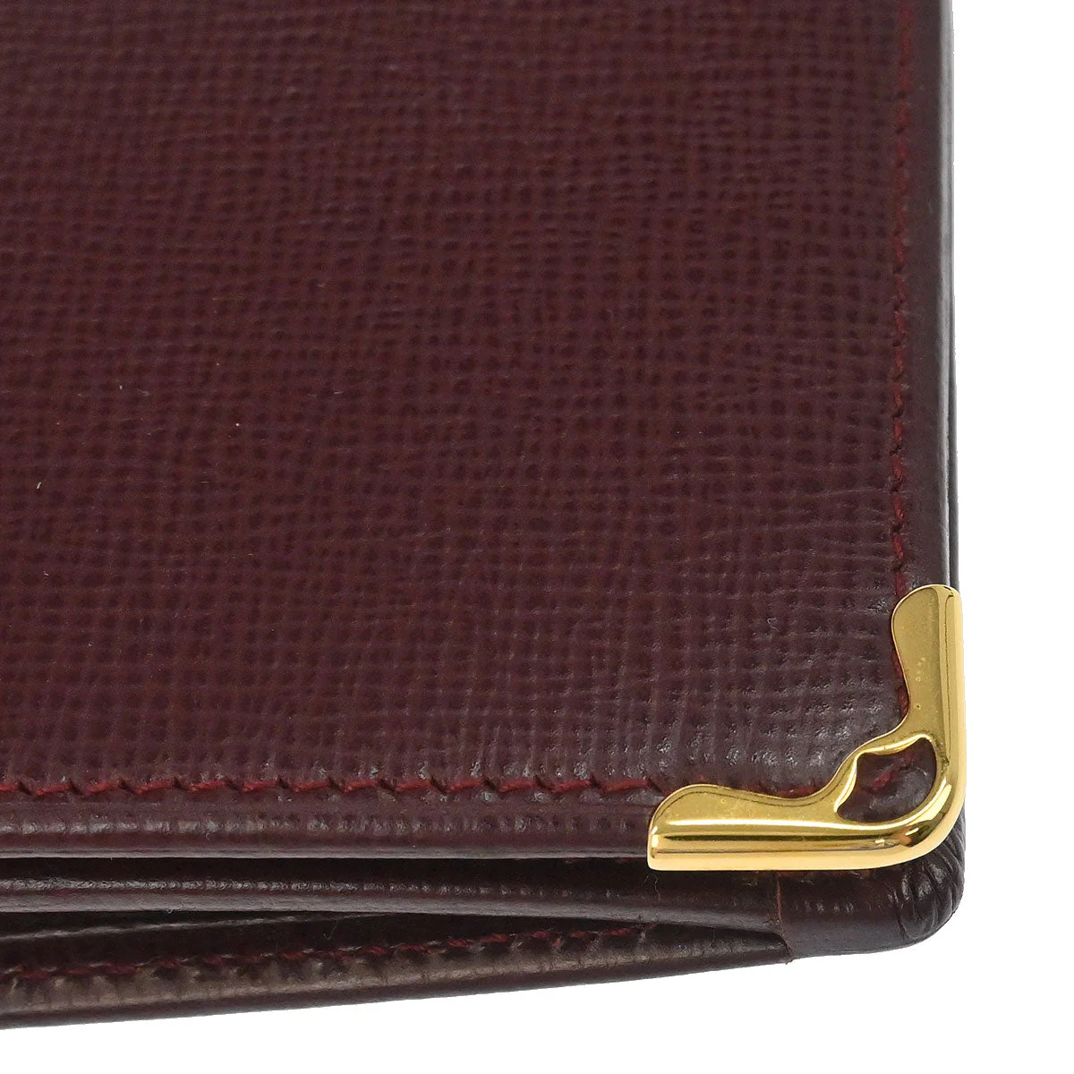 Cartier Must de Cartier Wallet Leather Bordeaux - Image 3