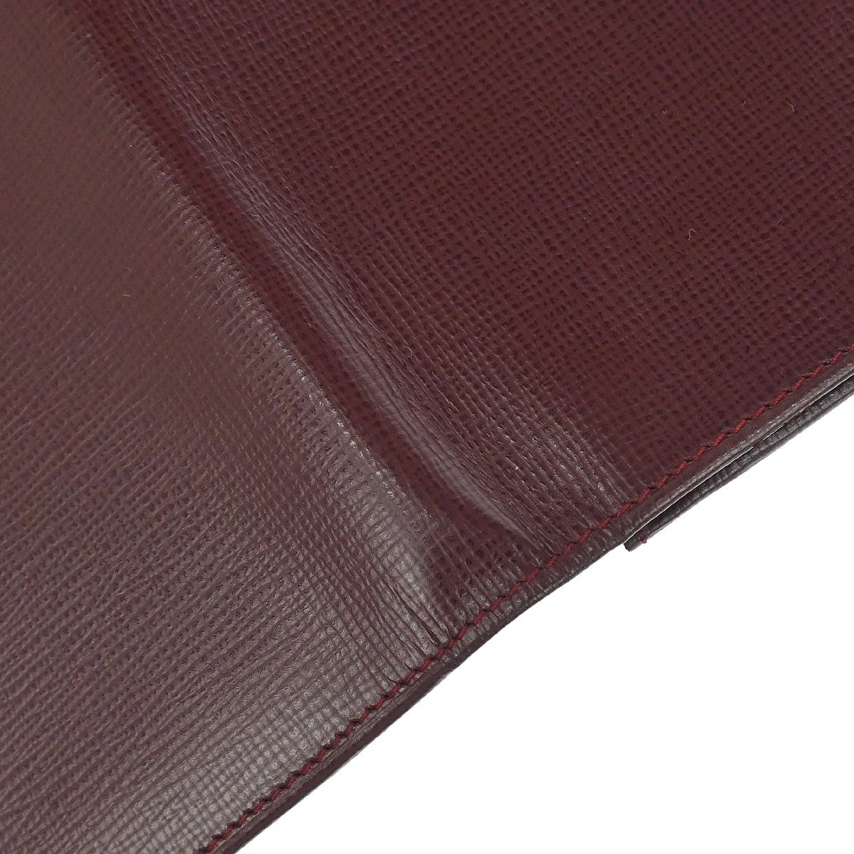 Cartier Must de Cartier Wallet Leather Bordeaux - Image 4