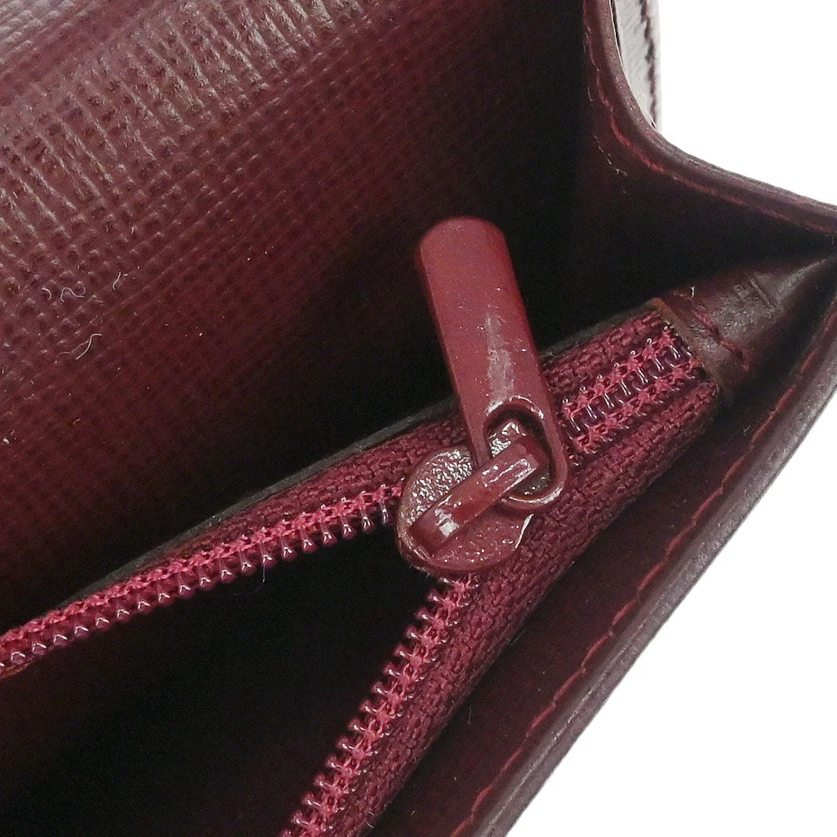 Cartier Must de Cartier Wallet Leather Bordeaux - Image 6