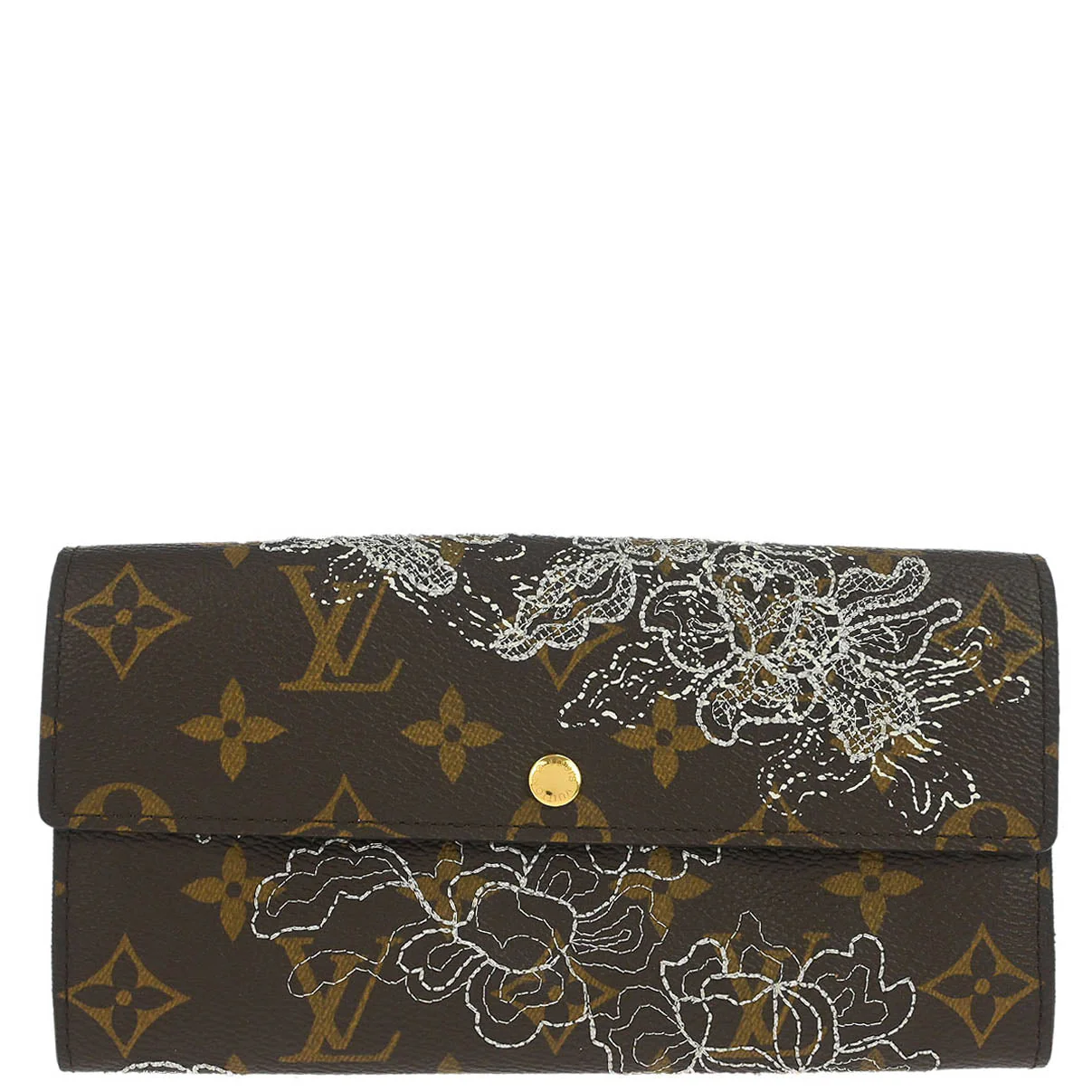Louis Vuitton Monogram Dentelle Portefeuille Sarah Wallet M95390