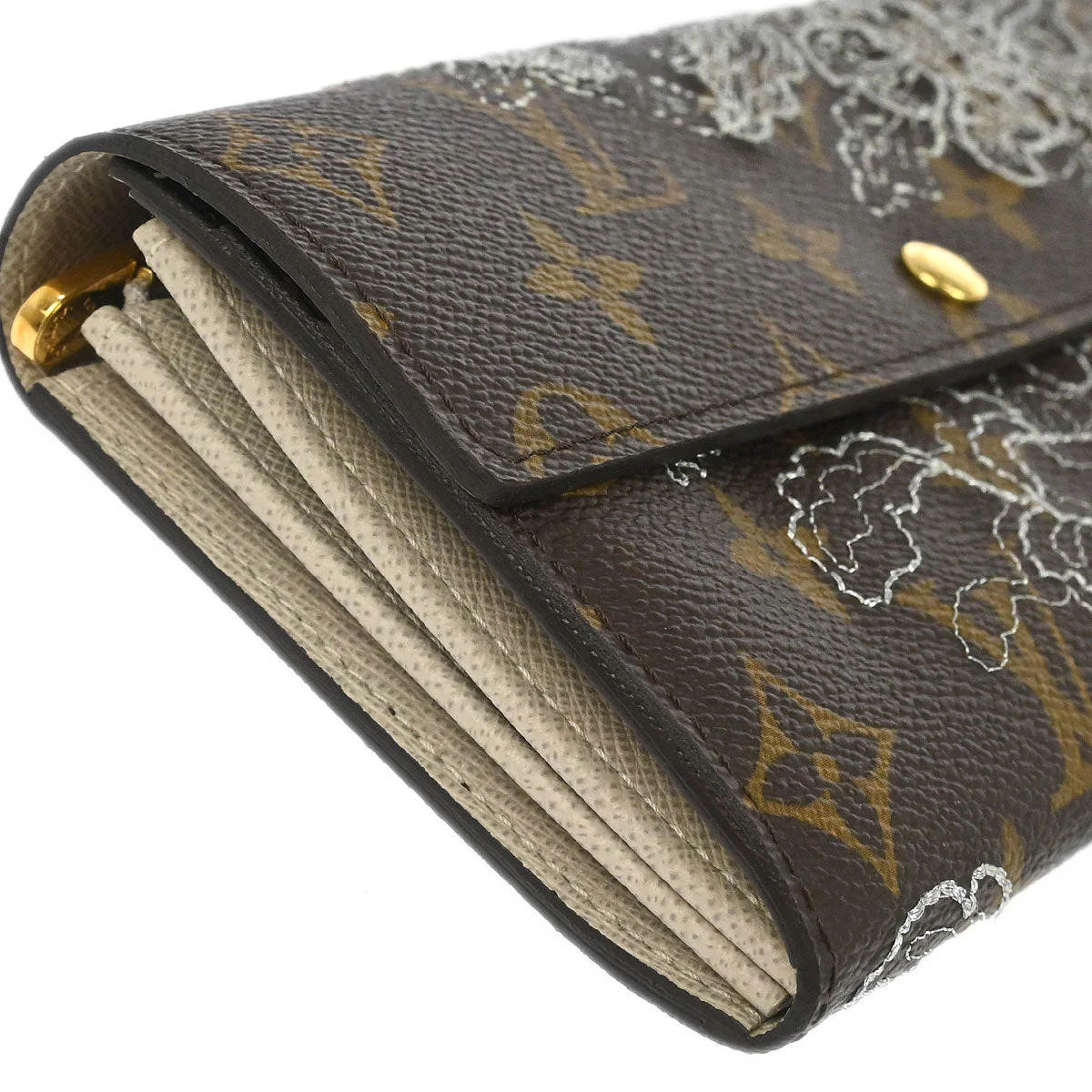 Louis Vuitton Monogram Dentelle Portefeuille Sarah Wallet M95390 - Image 4