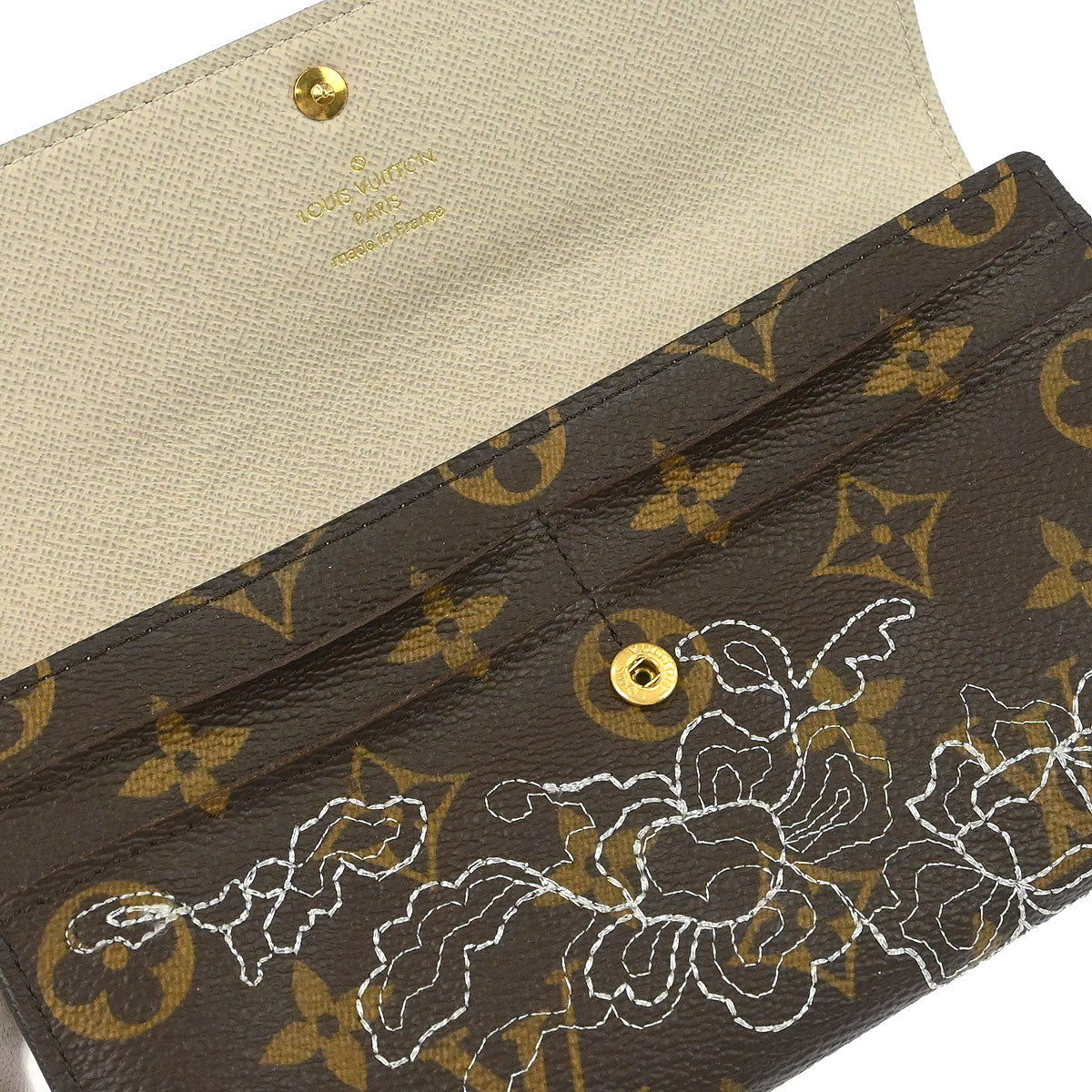 Louis Vuitton Monogram Dentelle Portefeuille Sarah Wallet M95390 - Image 5