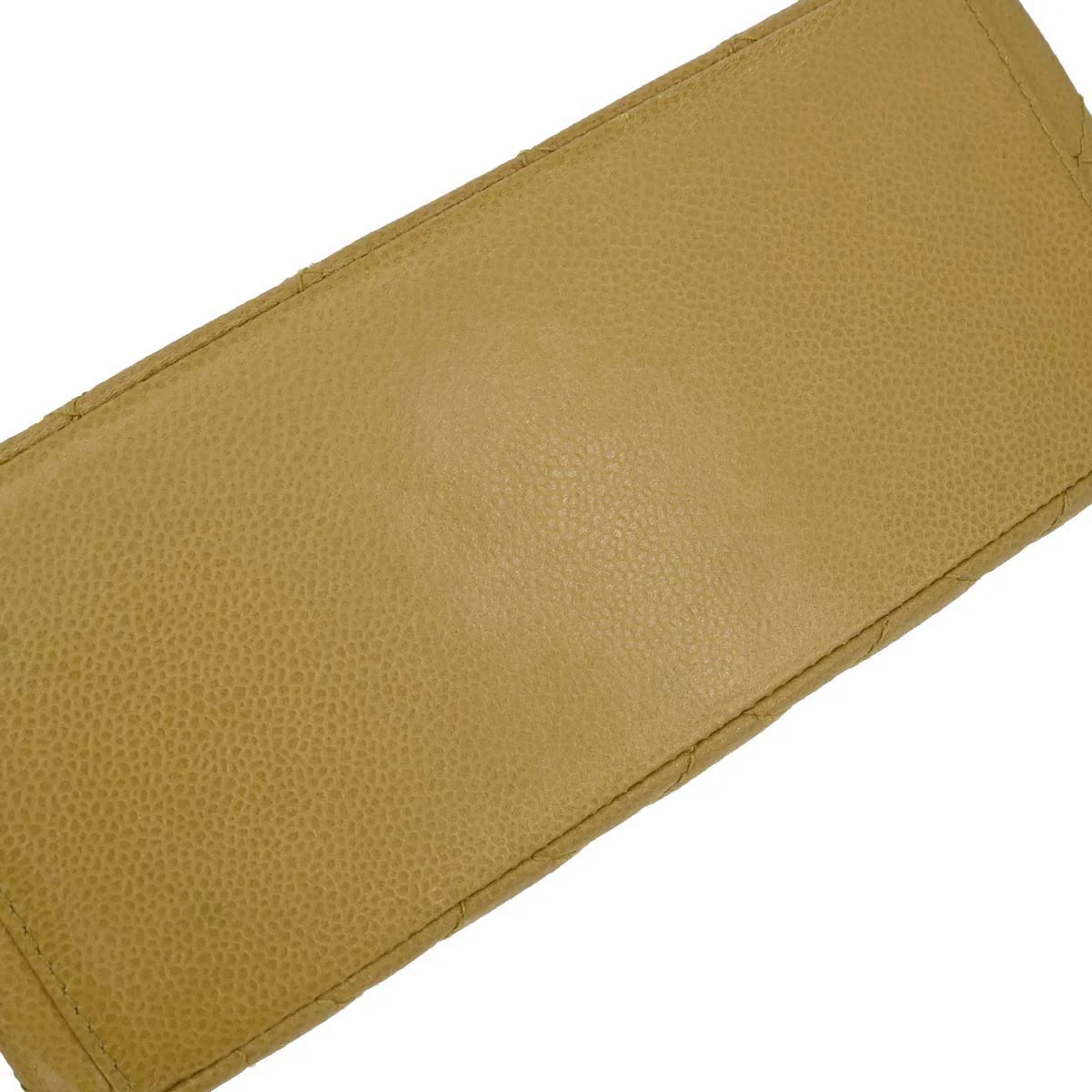 Chanel 1996-1997 Yellow Caviar Skin Handbag - Image 7