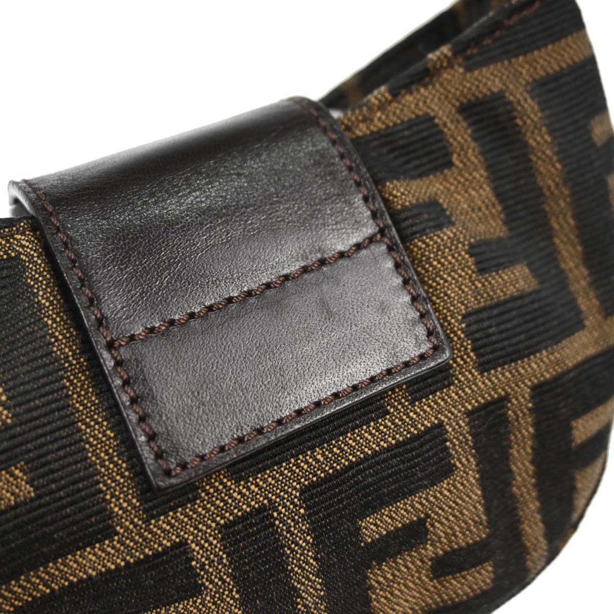 Fendi Brown Zucca Handbag - Image 4