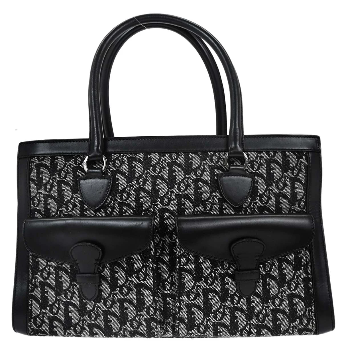 Christian Dior Black Trotter Tote Handbag