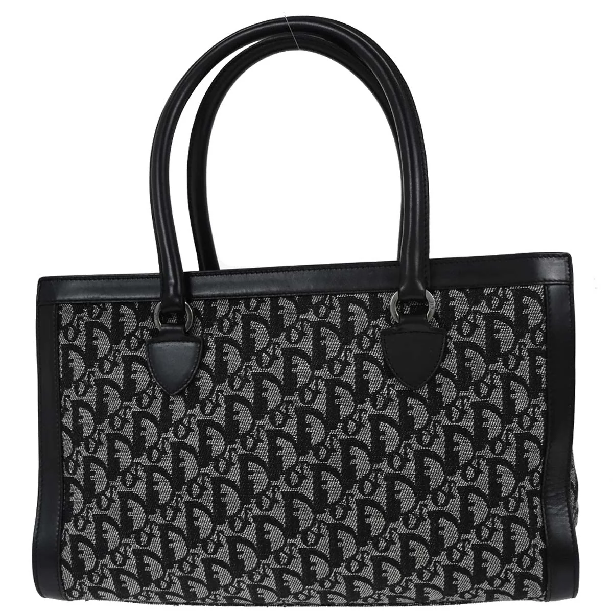 Christian Dior Black Trotter Tote Handbag - Image 2