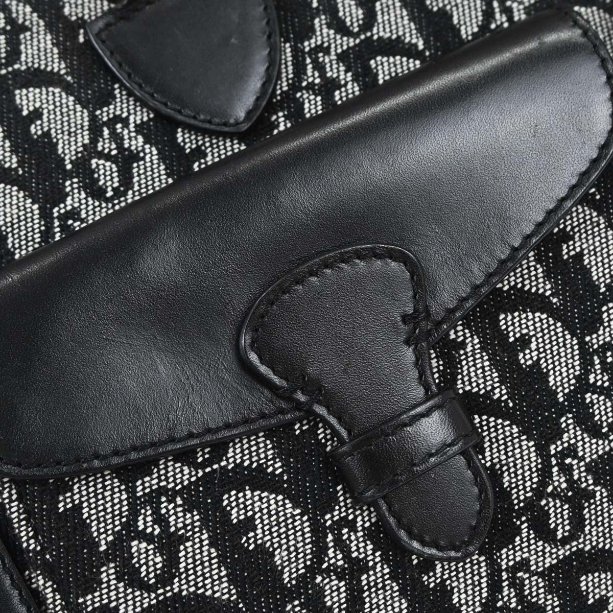 Christian Dior Black Trotter Tote Handbag - Image 6