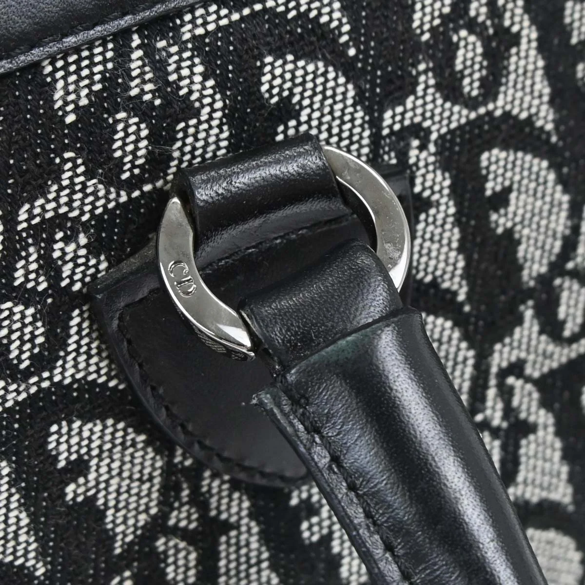 Christian Dior Black Trotter Tote Handbag - Image 7