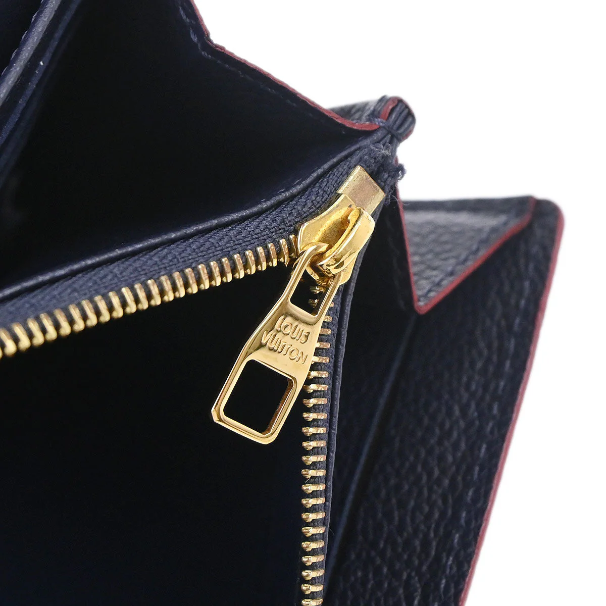 Louis Vuitton Navy Empreinte Portefeuille Sarah Wallet M62125 - Image 12