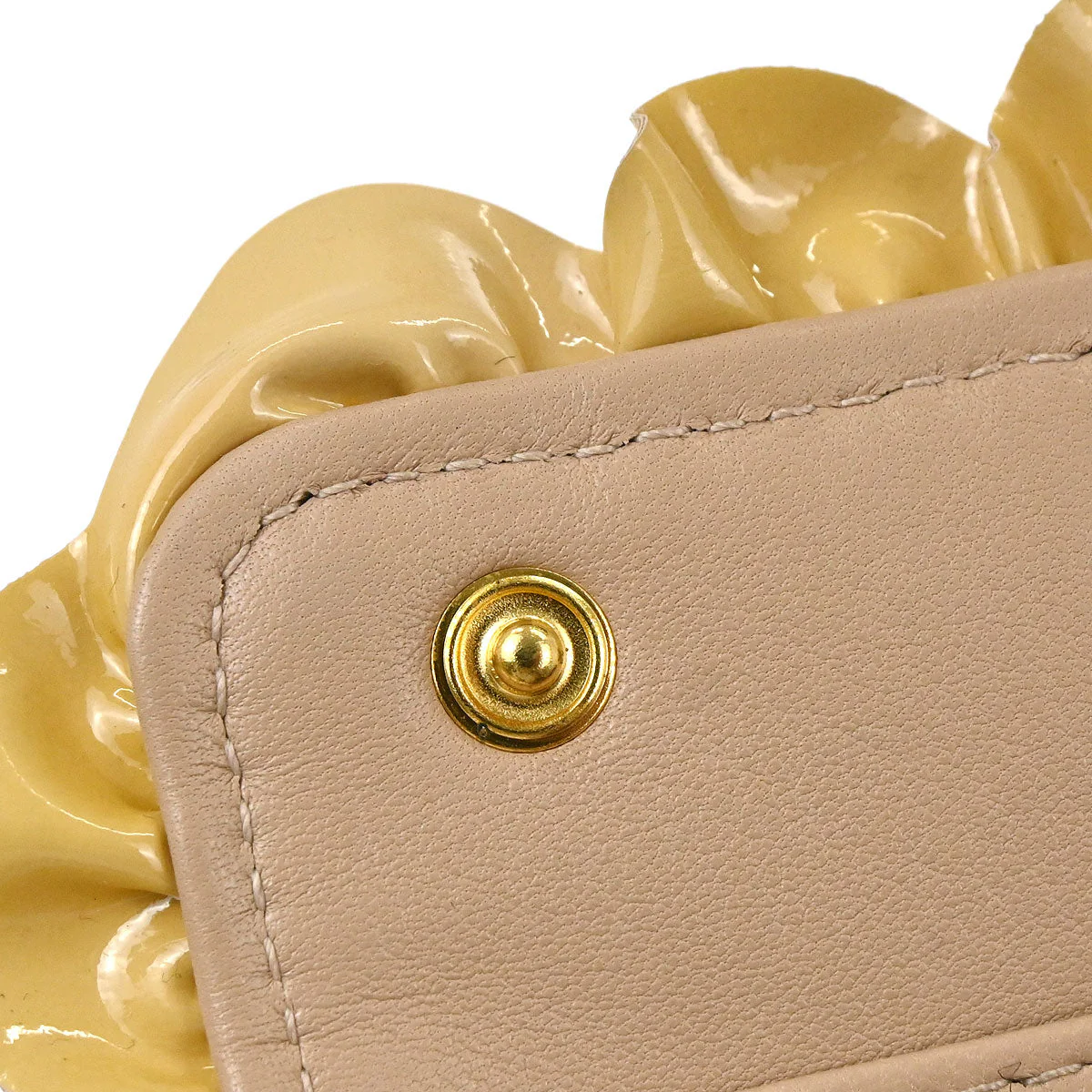 Miu Miu Black Patent Leather Wallet - Image 12