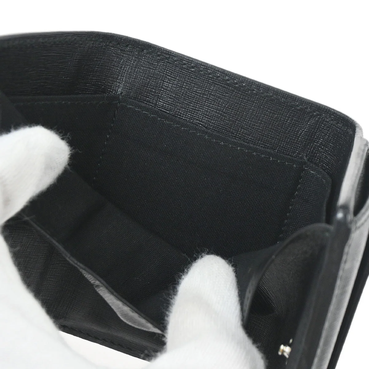 Balenciaga Black Leather Wallet - Image 13
