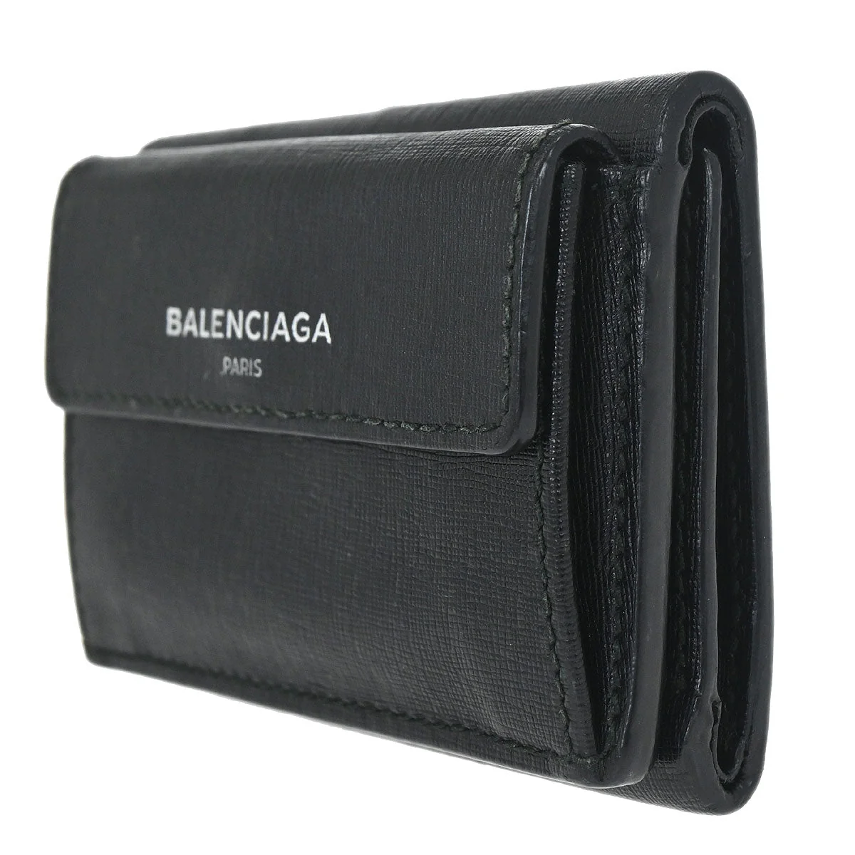 Balenciaga Black Leather Wallet - Image 3