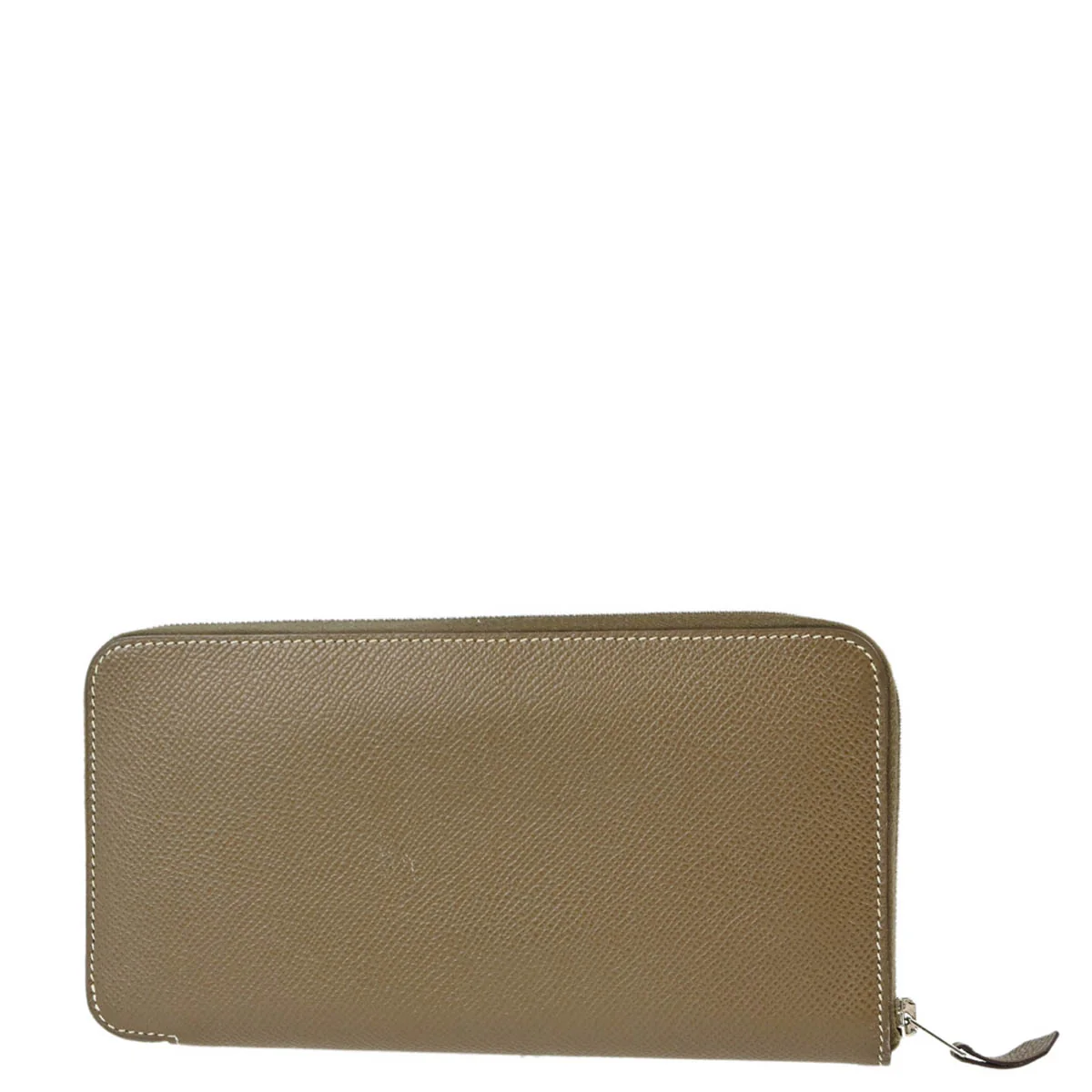Hermes 2013 Etoupe Gray Epsom Azap Zip-Around Long Wallet - Image 2