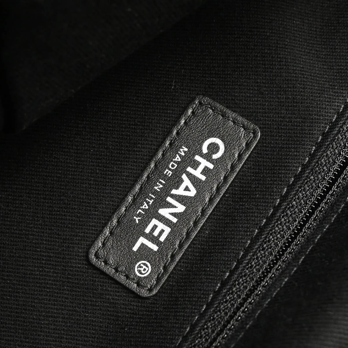 Chanel 2018 Black Cotton 2way Tote Shoulder Handbag - Image 9