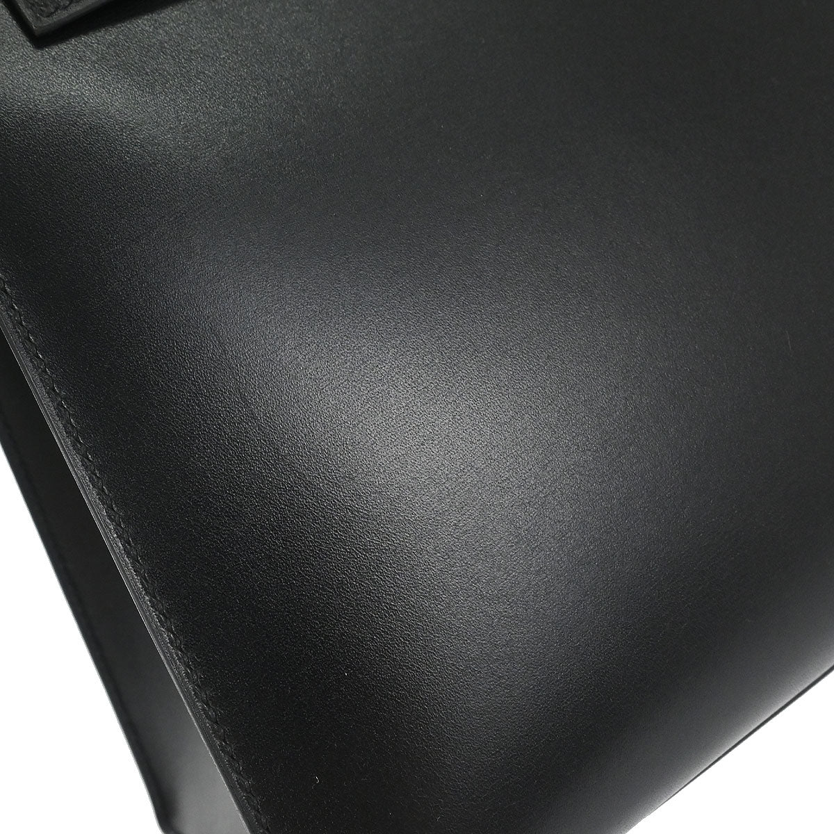 Hermes Black Box Calf Kelly 32 Sellier 2way Shoulder Handbag - Image 5