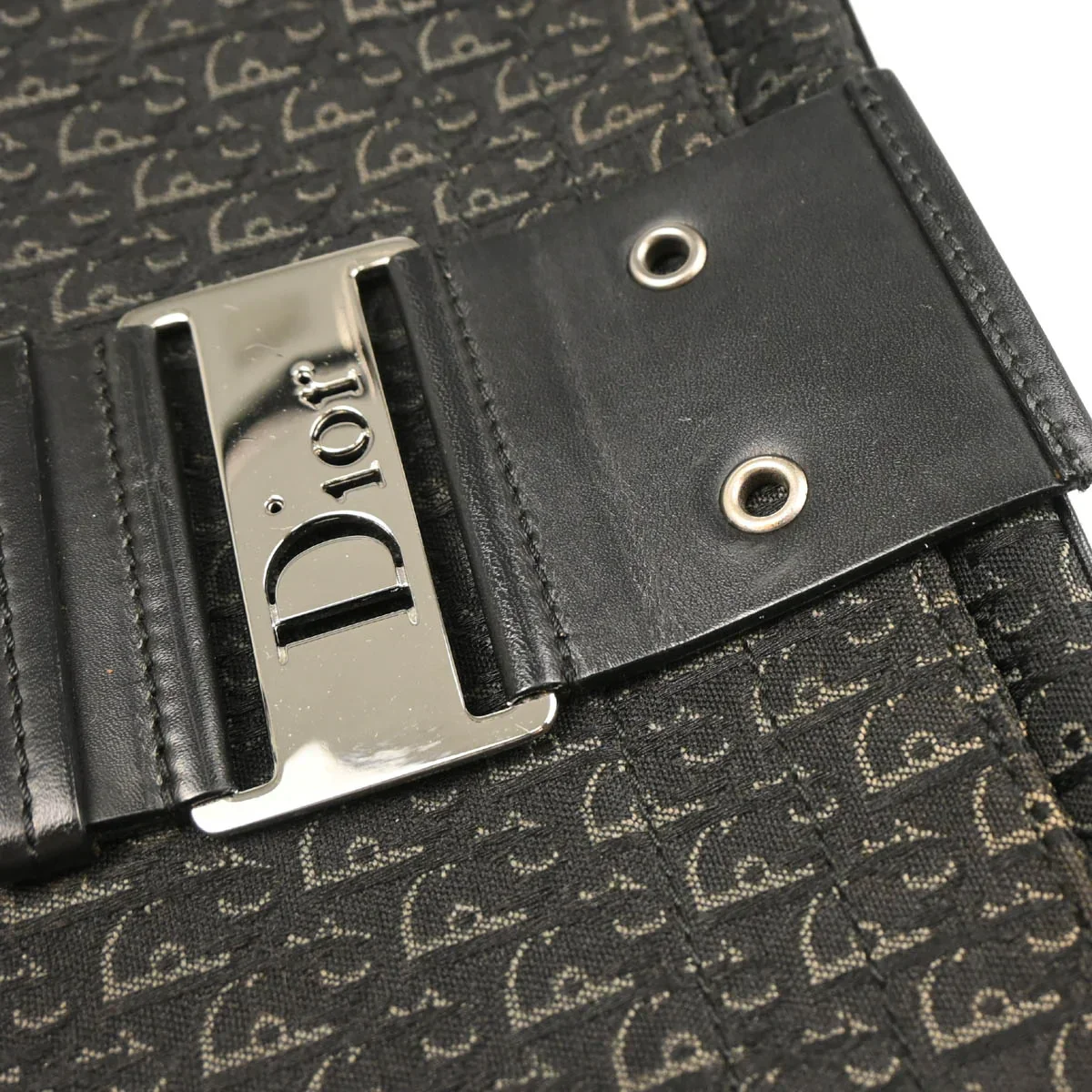 Christian Dior 2004 Black Trotter Street Chic Shoulder Bag - Image 6