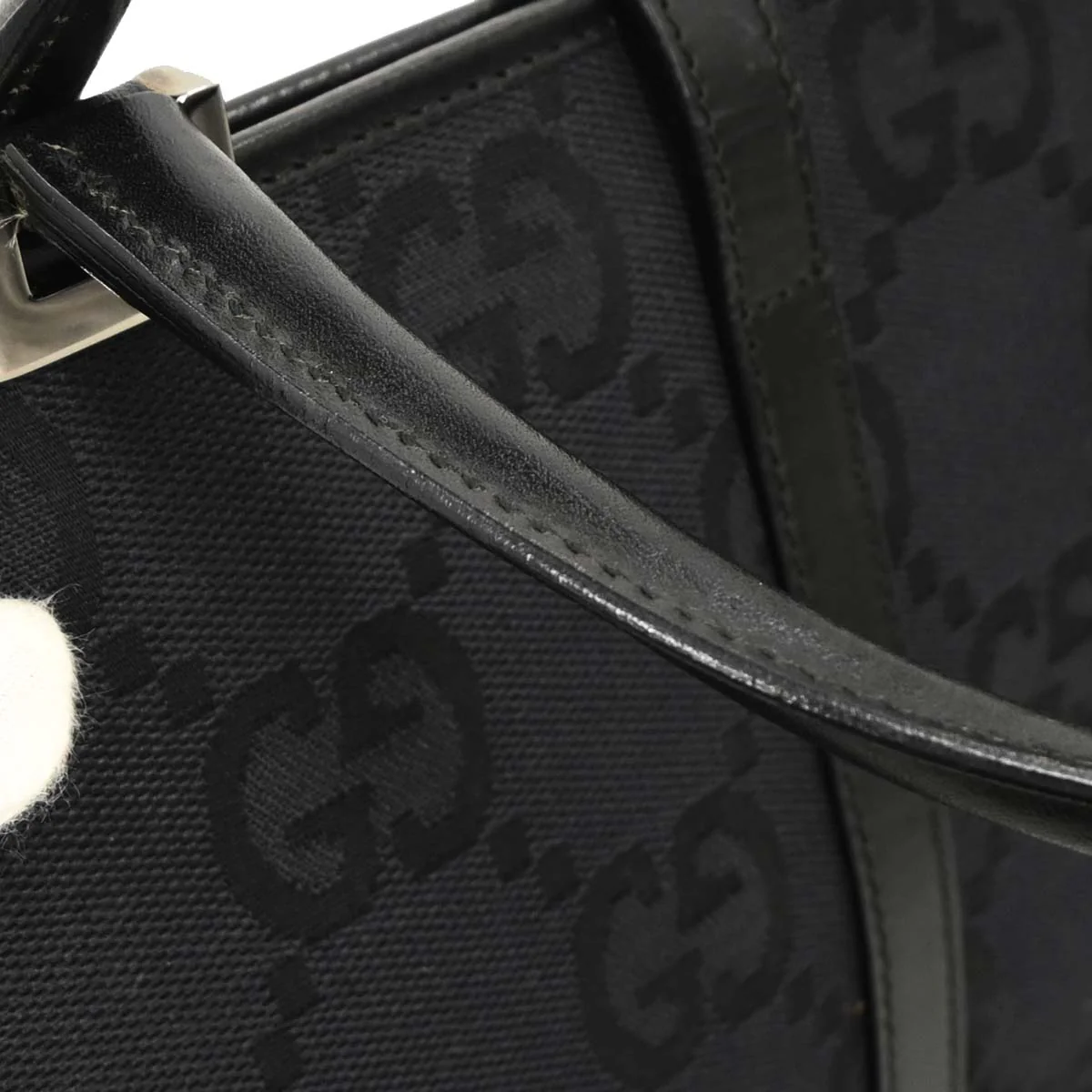 Gucci Black GG Jackie Handbag - Image 3