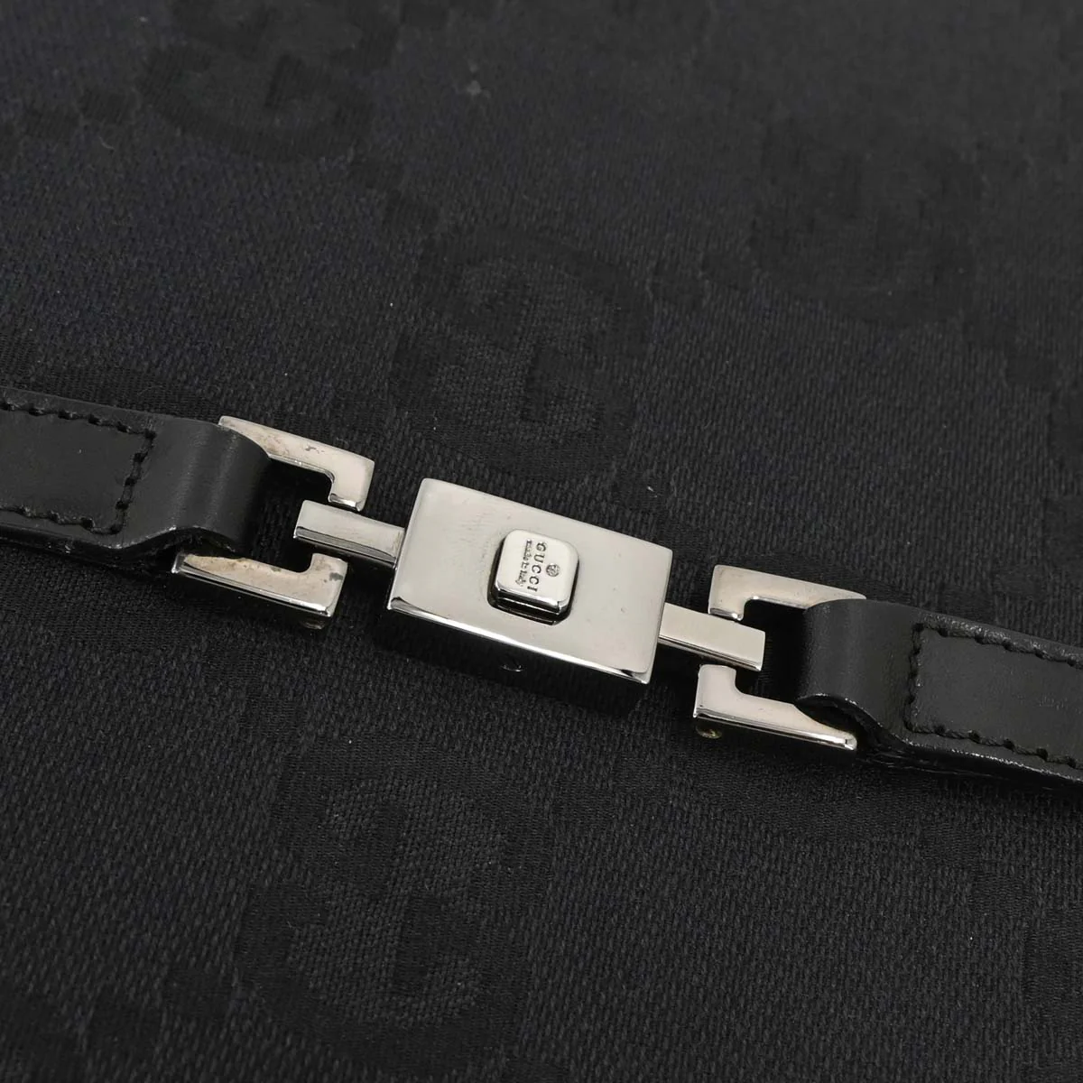 Gucci Black GG Jackie Handbag - Image 7