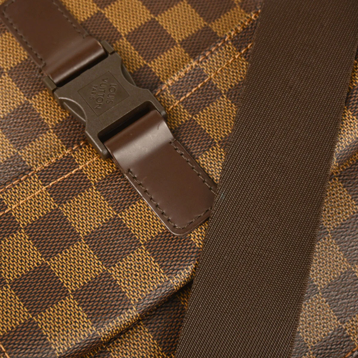 Louis Vuitton 2006 Damier Pochette Melville Shoulder Bag N51127 - Image 7