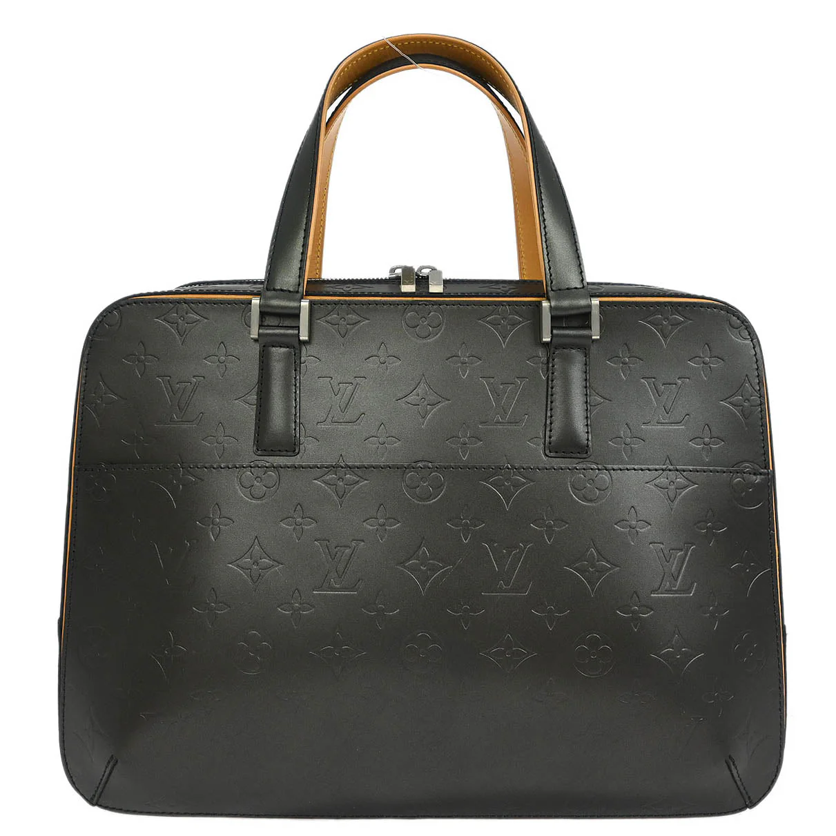 Louis Vuitton 2002 Black Monogram Mat Malden Handbag M55132
