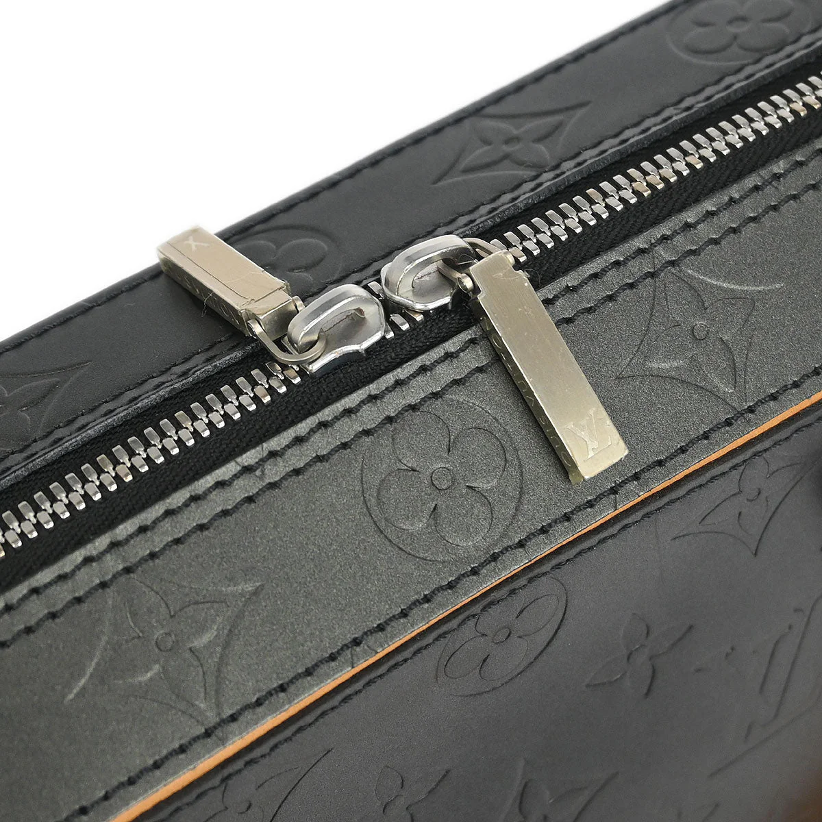 Louis Vuitton 2002 Black Monogram Mat Malden Handbag M55132 - Image 7