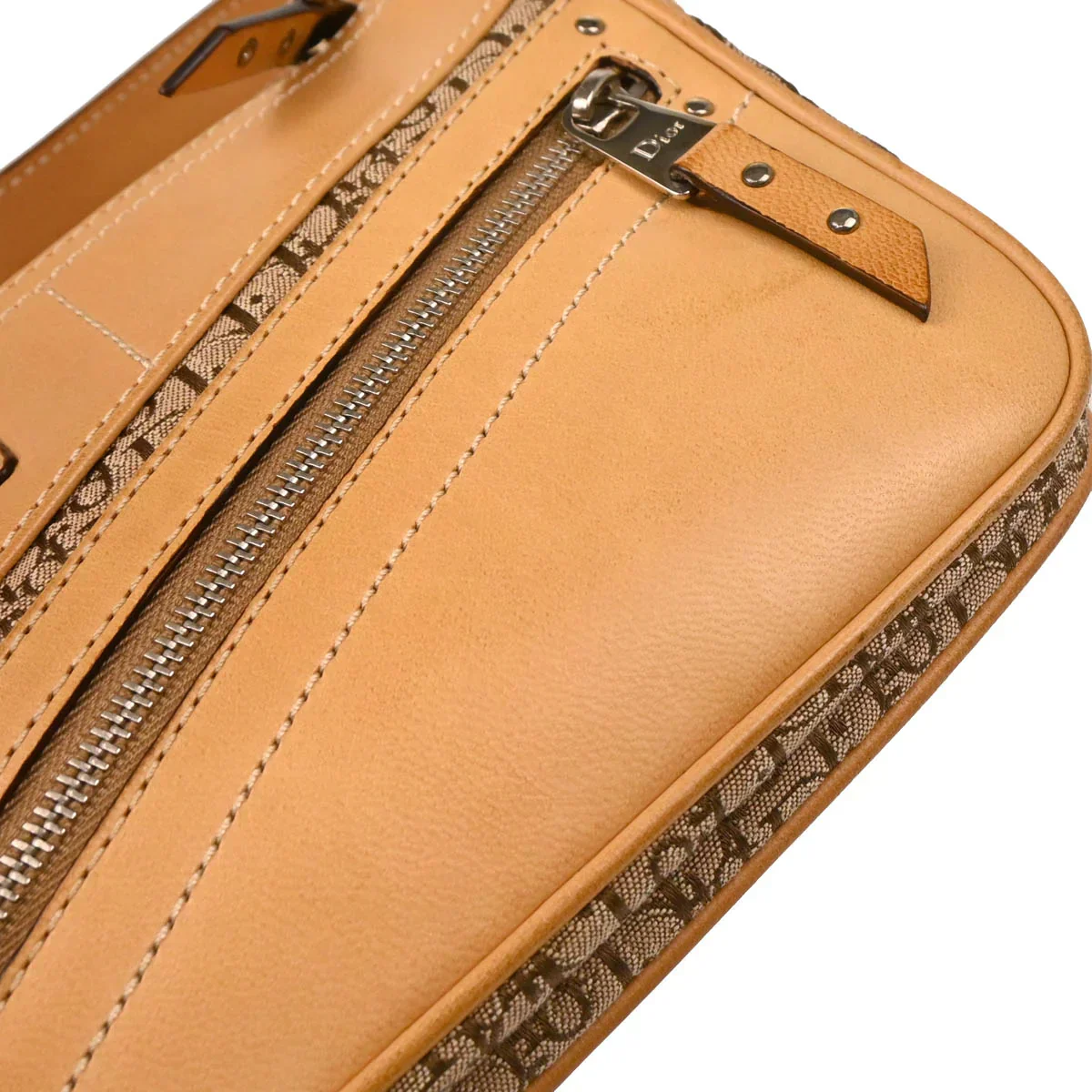 Christian Dior 2003 Beige Trotter Handbag - Image 5