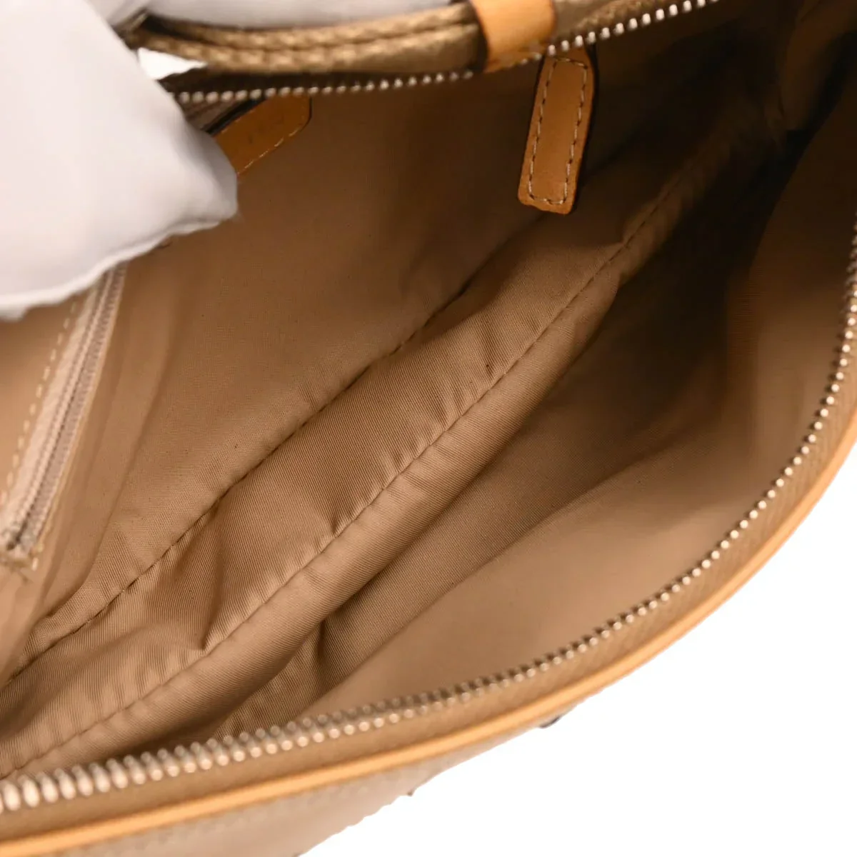 Christian Dior 2003 Beige Trotter Handbag - Image 8
