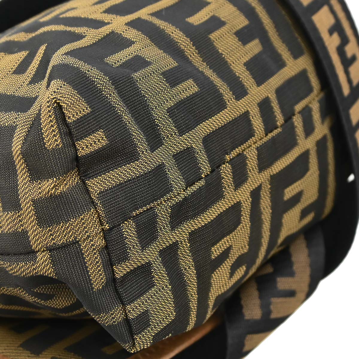 Fendi Brown Zucca Crossbody Bag - Image 5