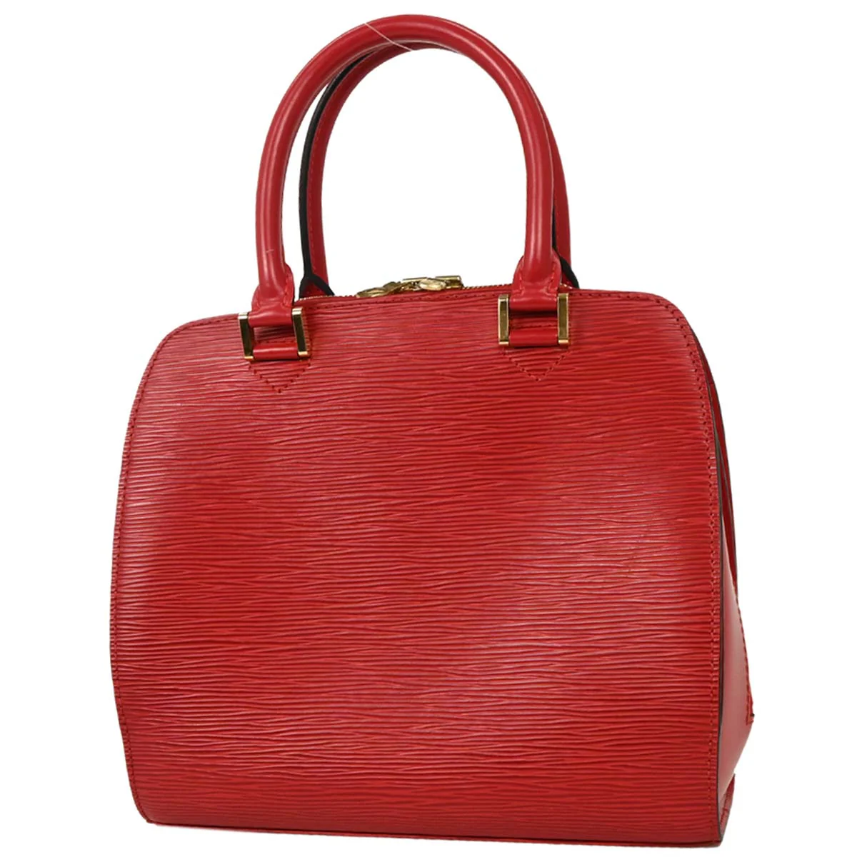 Louis Vuitton 1998 Red Epi Pont Neuf Handbag M52057 - Image 2