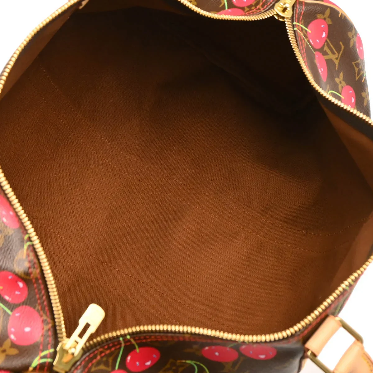 Louis Vuitton 2005 Monogram Cherry Keepall 45 M95011 - Image 10