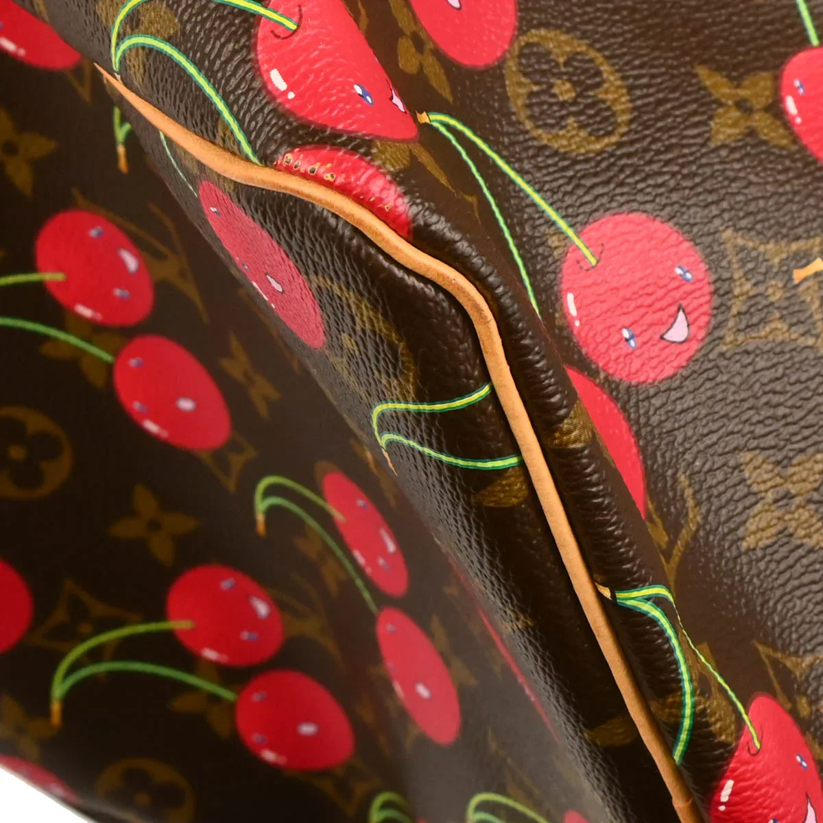 Louis Vuitton 2005 Monogram Cherry Keepall 45 M95011 - Image 6