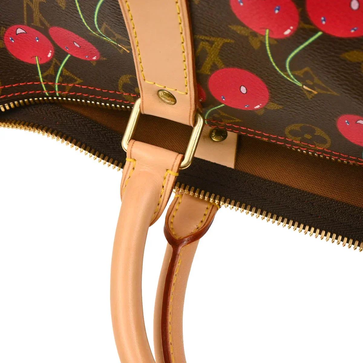 Louis Vuitton 2005 Monogram Cherry Keepall 45 M95011 - Image 7