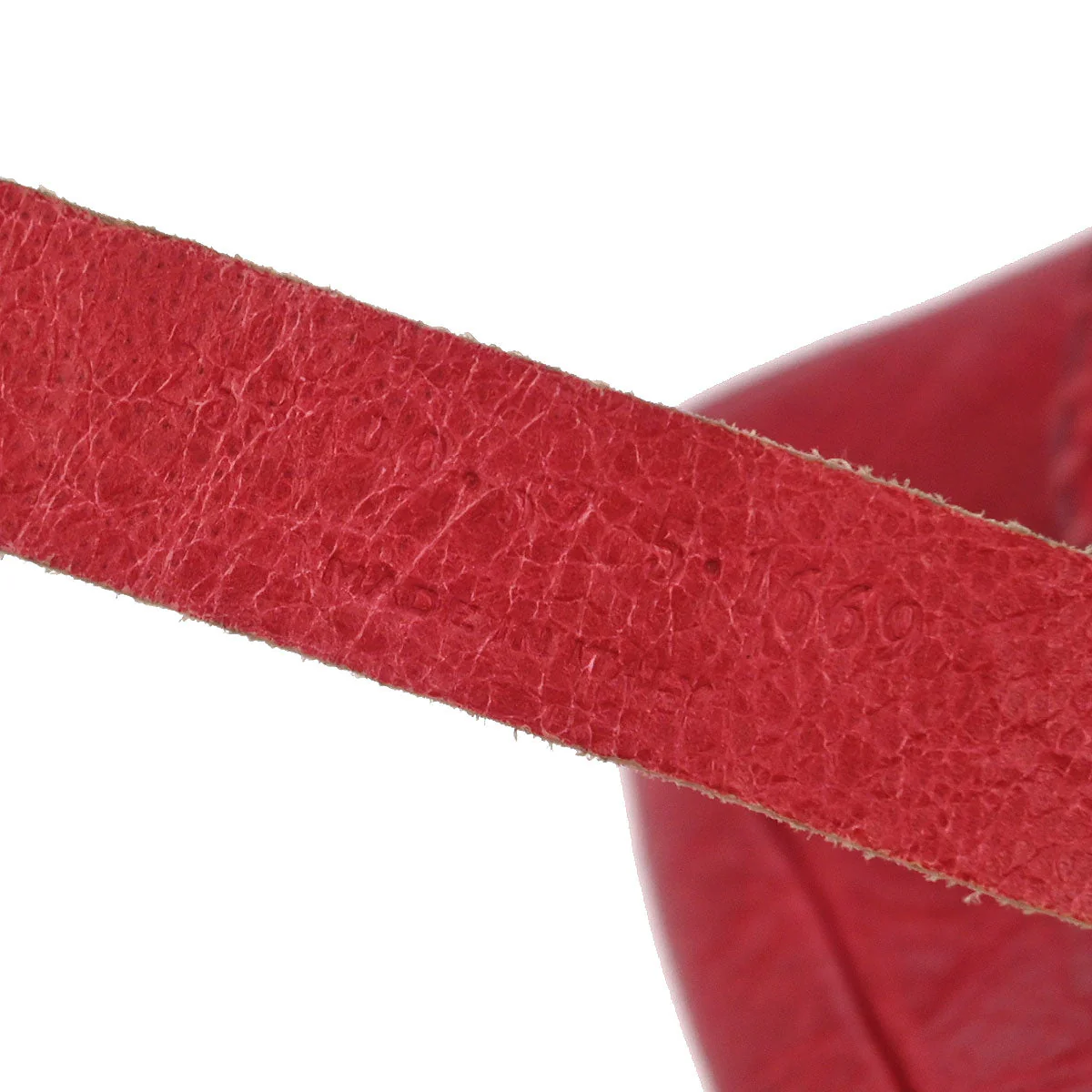 Balenciaga Red Bag Charm Coin Case Key Ring Small Good - Image 6