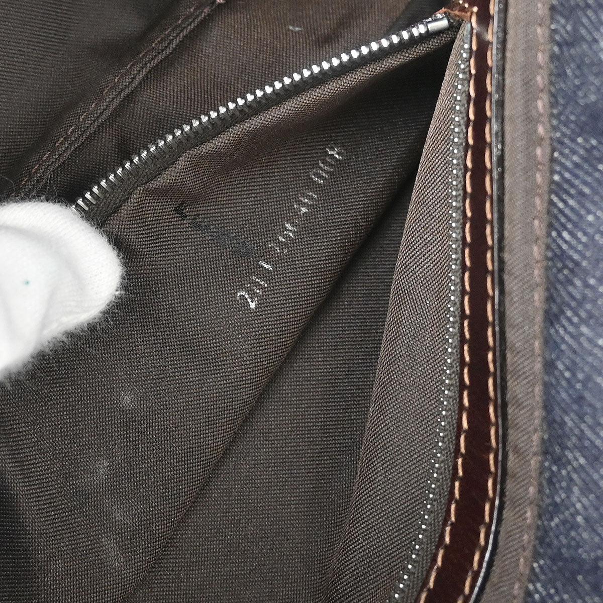 Fendi Navy Denim Handbag - Image 10