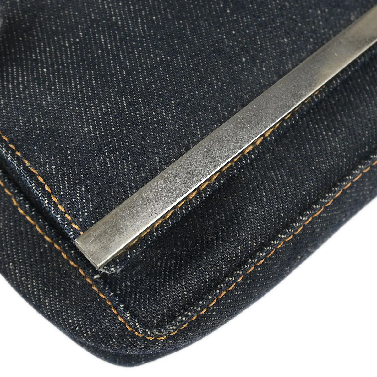 Fendi Navy Denim Handbag - Image 4
