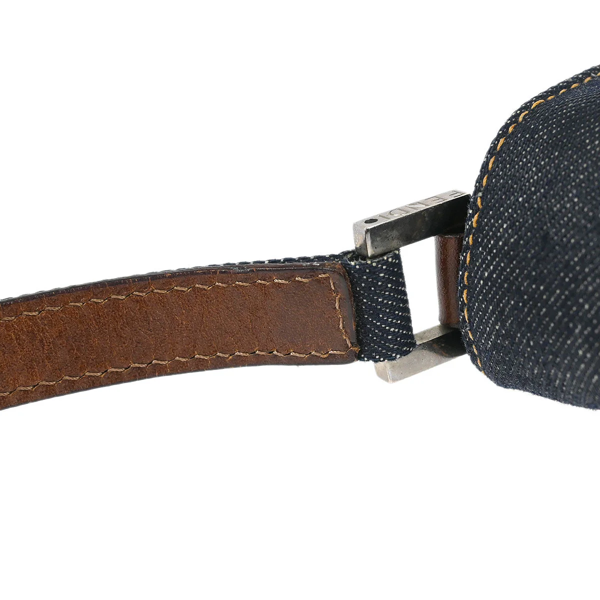 Fendi Navy Denim Handbag - Image 6