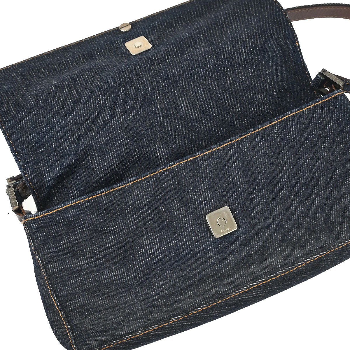 Fendi Navy Denim Handbag - Image 7