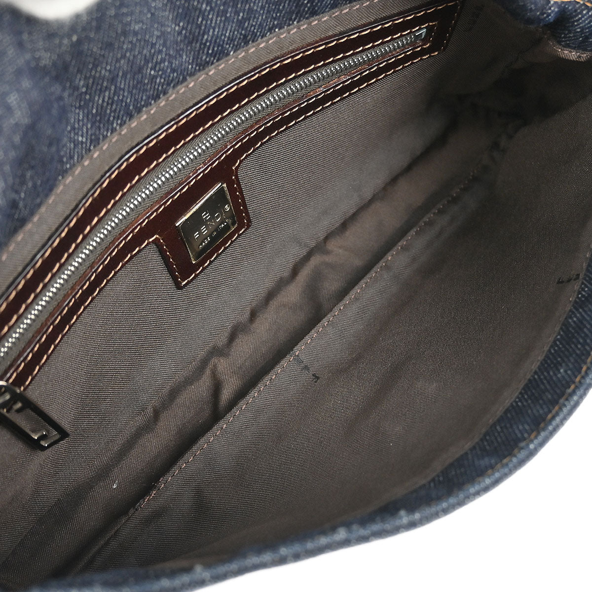 Fendi Navy Denim Handbag - Image 8