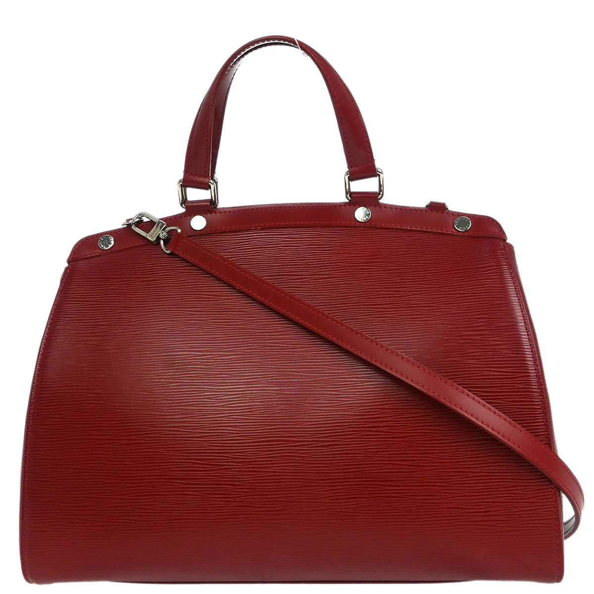 Louis Vuitton Red Epi Brea MM 2way Handbag M4030E - Image 2
