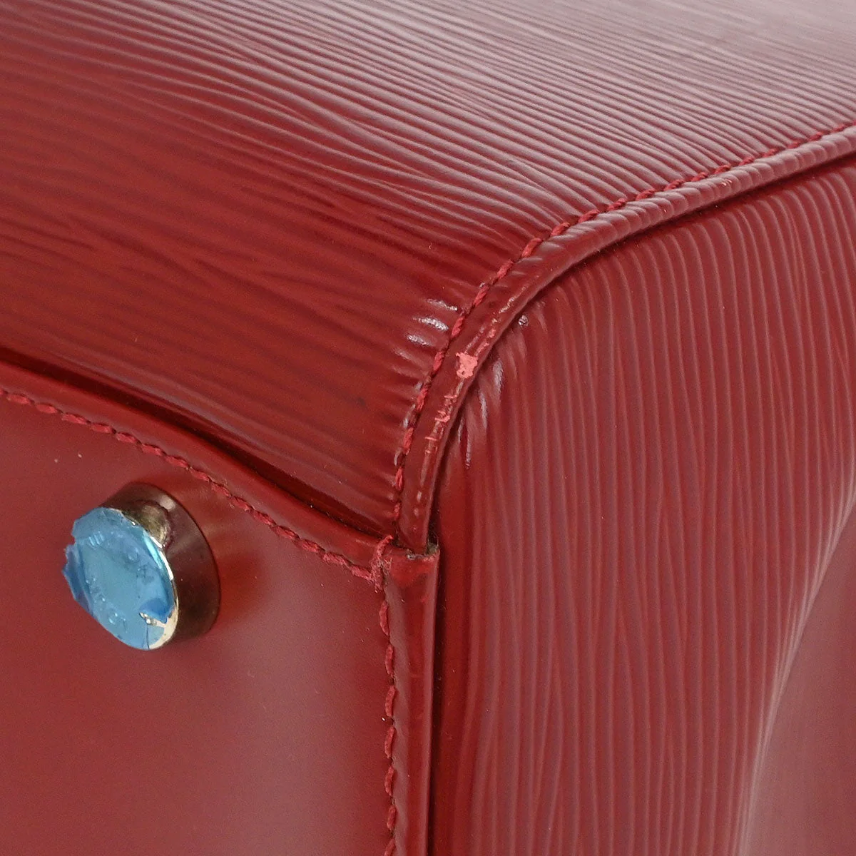 Louis Vuitton Red Epi Brea MM 2way Handbag M4030E - Image 4