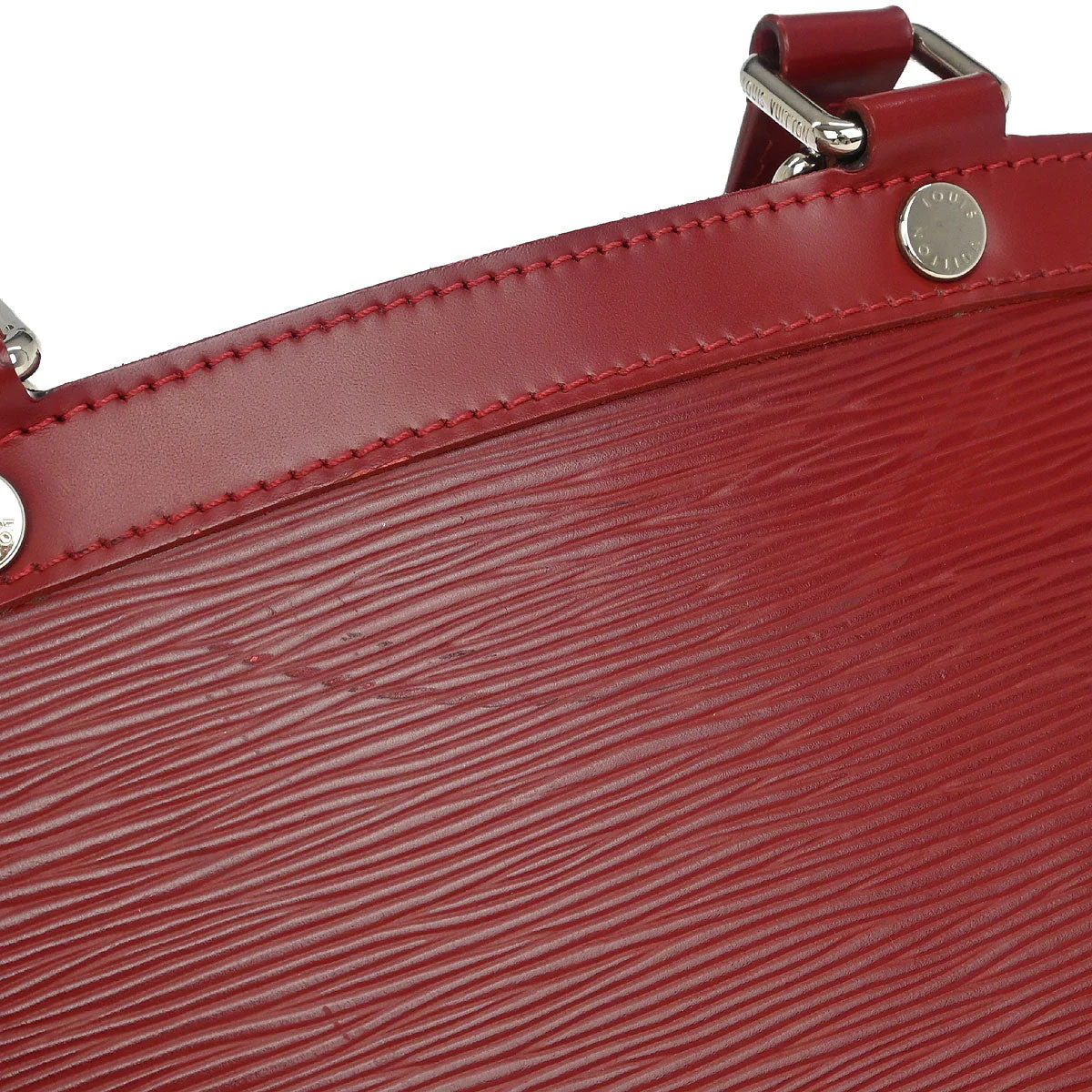 Louis Vuitton Red Epi Brea MM 2way Handbag M4030E - Image 7
