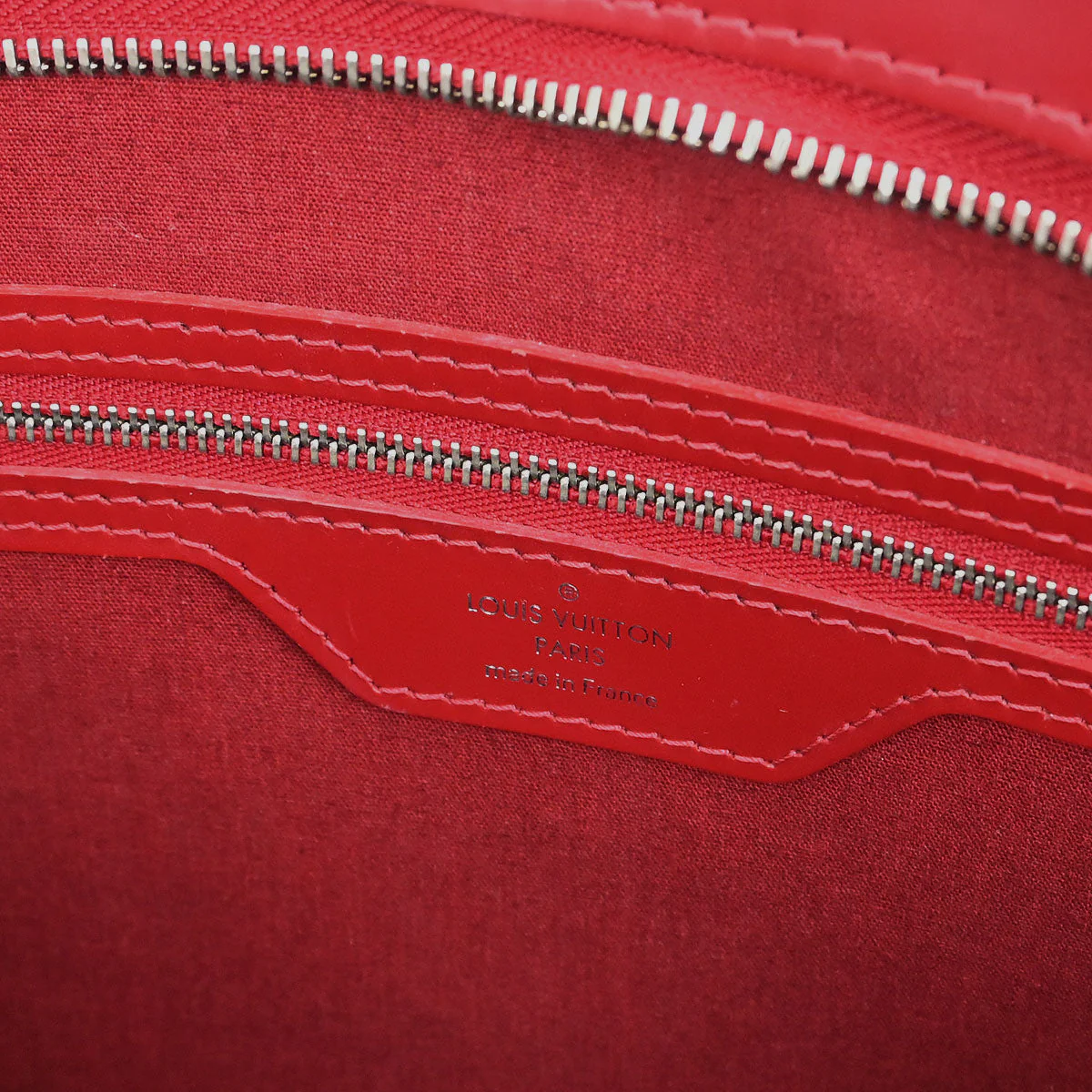 Louis Vuitton Red Epi Brea MM 2way Handbag M4030E - Image 9