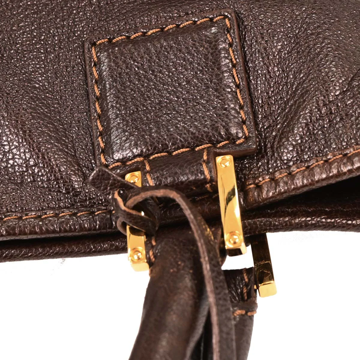 Loewe Brown Fusta 30 Tote Bag - Image 4