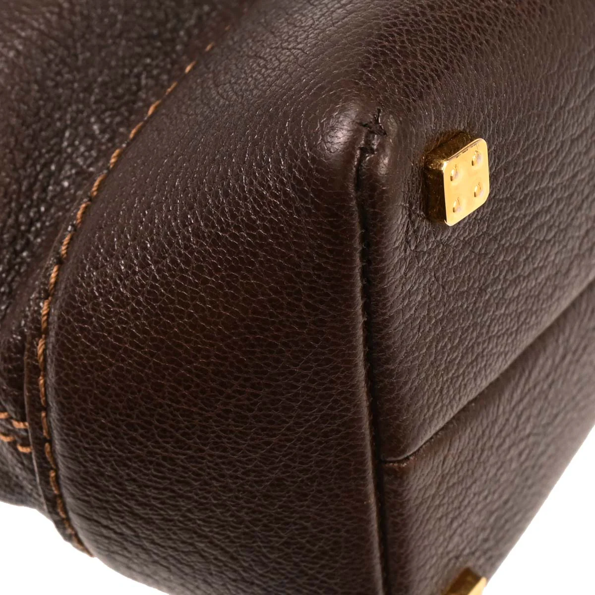 Loewe Brown Fusta 30 Tote Bag - Image 6